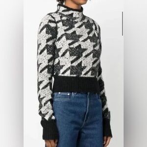 rag & bone Monochrome Houndstooth Sweater